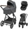 Коляска детская Maxi-Cosi Oxford Plus 3 в 1 с автокреслом Coral 360 Essential black 1978204110 PlusTwillic Graphite/Графит 1894366785 - фото 88358