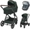 Коляска детская Maxi-Cosi Oxford Plus 3 в 1 с автокреслом Coral 360 Essential Grey 1978403110 Twillic Green/Зеленый 162861599 - фото 88806