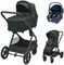 Коляска детская Maxi-Cosi Oxford Plus 3 в 1 с автокреслом Pebble 360 Essential Blue 1978403110 Twillic Green/Зеленый 1252141553 - фото 89431