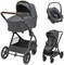 Коляска детская Maxi-Cosi Oxford Plus 3 в 1 с автокреслом Pebble 360 Select Grey 1978204110 PlusTwillic Graphite/Графит 544103108 - фото 89525