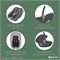 Коляска детская Maxi-Cosi Oxford Plus 3 в 1 с автокреслом Pebble 360 Select Grey 1978204110 PlusTwillic Graphite/Графит 544103108 - фото 89546