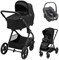 Коляска детская Maxi-Cosi Oxford Plus 3 в 1 с автокреслом Pebble 360 Select Grey 1978390110 PlusTwillic Black/Черный 908162485 - фото 89564