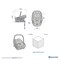Коляска детская Maxi-Cosi Oxford Plus 3 в 1 с автокреслом Pebble 360 Select Grey 1978390110 PlusTwillic Black/Черный 908162485 - фото 89586