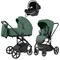 Коляска Carrello Alfa CRL-6522 2025 Nova DK791 Grey Line с базой Isofix 3 в 1 Meadow Green 23313877 - фото 90238