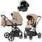 Коляска Carrello Alfa CRL-6522 2025 Nova DK791 Grey Line с базой Isofix 3 в 1 Natural Beige 329479443 - фото 90314