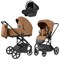 Коляска Carrello Alfa CRL-6522 2025 Nova DK791 Black Line с базой Isofix 3 в 1 Honey Beige 176159026 - фото 90462