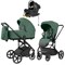 Коляска Carrello Alfa CRL-6522 2025 Nova DK791 Black Line с базой Isofix 3 в 1 Meadow Green 1333262062 - фото 90533