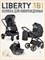 Детская коляска Farfello Liberty 3 в 1 Black magic/Магический черный LBR-1 1159973611 - фото 90852