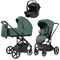 Коляска Carrello Alfa CRL-6522 2025 Ammonite AY329 Pro Absolute Black с базой Isofix 3 в 1 Meadow Green 1347946859 - фото 91409