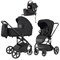 Коляска Carrello Alfa CRL-6522 2025 Ammonite AY329 Pro Absolute Black с базой Isofix 3 в 1 Rock Black 2129626454 - фото 91563