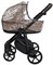 Детская коляска Roan Esso 2025 Кожа 3 в 1 с автокреслом Tutis Elo Lux EduSky Grey ESSK/211/1 Camel/Black/руч.Тем.коричневый 1021390741 - фото 91909