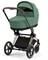 Коляска для новорожденных Cybex Priam IV Rosegold Leaf Green 1182663311 - фото 919