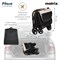 Детская прогулочная коляска Pituso Matrix PU Cappuccino New 1543112044 - фото 92448