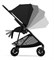 Прогулочная коляска Cybex Melio Carbon Magic Black с дождевиком 1398522784 - фото 92697