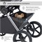 Детская прогулочная коляска Sweet Baby Elegante BRD/Black 1882858660 - фото 93169