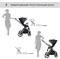 Детская прогулочная коляска Sweet Baby Elegante BRD/Black 1882858660 - фото 93172