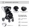 Детская прогулочная коляска Sweet Baby Elegante BRD/Black 1882858660 - фото 93174
