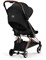 Прогулочная коляска Cybex Coya Sepia Black с дождевиком и бампером/Rosegold 655608319 - фото 93765