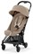 Прогулочная коляска Cybex Coya Cozy Beige с дождевиком и бампером/Matt Black 1012209180 - фото 94322