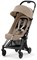 Прогулочная коляска Cybex Coya Cozy Beige с дождевиком и бампером/Matt Black 1012209180 - фото 94325
