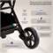 Прогулочная коляска Sweet Baby Aura Plus Black 496096536 - фото 94654