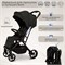 Прогулочная коляска Sweet Baby Aura Plus Black 496096536 - фото 94657