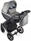 Детская коляска Bexa Ideal Eco 2 в 1 IE05 черный+св.серая кожа 1236037532 - фото 9552