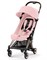 Прогулочная коляска Cybex Coya Peach Pink с дождевиком и бампером/Rosegold 931597130 - фото 95586