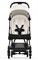 Прогулочная коляска Cybex Coya Off White с дождевиком и бампером/Matt Black 467490030 - фото 95880