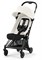 Прогулочная коляска Cybex Coya Off White с дождевиком и бампером/Matt Black 467490030 - фото 95881