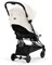 Прогулочная коляска Cybex Coya Off White с дождевиком и бампером/Matt Black 467490030 - фото 95882
