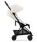 Прогулочная коляска Cybex Coya Off White с дождевиком и бампером/Matt Black 467490030 - фото 95883