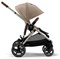 Прогулочная коляска Cybex Gazelle S TPE Almond Beige с корзиной и дождевиком 1049206789 - фото 98175