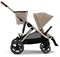 Прогулочная коляска Cybex Gazelle S TPE Almond Beige с корзиной и дождевиком 1049206789 - фото 98177
