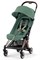 Прогулочная коляска Cybex Coya Leaf Green с дождевиком и бампером/Rosegold 181259898 - фото 98378