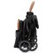 Детская прогулочная коляска Happy Baby Lynn black & flora 609426074 - фото 98875