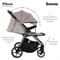 Детская прогулочная коляска Pituso Emma Cappuccino/Капучино 30723484 - фото 98964