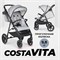 Детская прогулочная коляска Costa Vita серый 618018427 - фото 99456