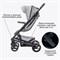 Детская прогулочная коляска Mutsy Nexo Concrete melange 1920499306 - фото 99475