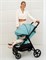 Прогулочная коляска Amarobaby Strollin'Joy бирюзовый 374704529 - фото 99606