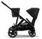 Прогулочная коляска Cybex Gazelle S BLK Moon Black с корзиной и дождевиком 1851801408 - фото 99760